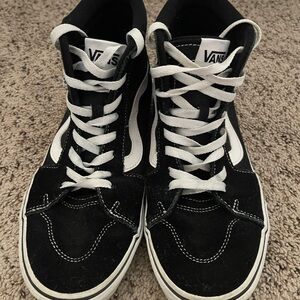 Vans Classic Black and White Footwear